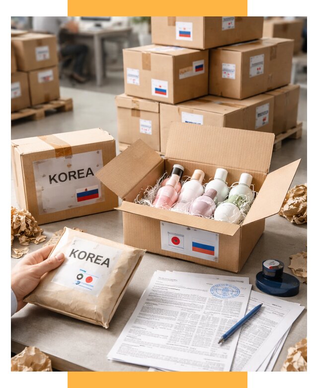 Доставка косметики из Кореи от 8782 р. под ключ | СетСервис-Мрс