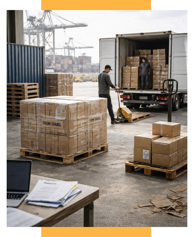 Доставка грузов из Израиля от 15498 р., логистика от СетСервис-Мрс