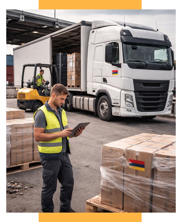 Автоперевозки из Армении от 98154 р. — услуги СетСервис-Мрс