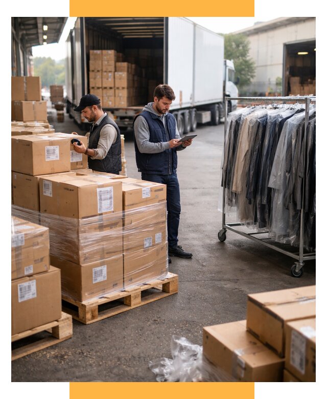 Перевозка и доставка одежды из Китая от 7749 р., СетСервис-Мрс