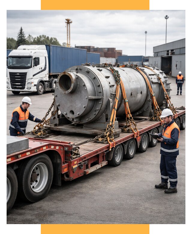 Перевозка тяжеловесных грузов под ключ от 154980 р. | СетСервис-Мрс