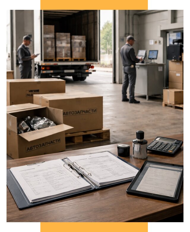Таможенное оформление автозапчастей под ключ от 8782 р., СетСервис-Мрс