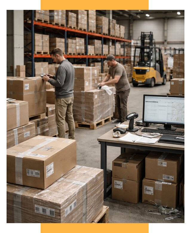 Склад консолидации в Европе от 6716 р., услуги СетСервис-Мрс